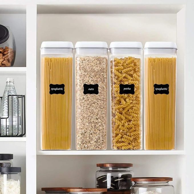 Airtight Storage Jars — set of 6