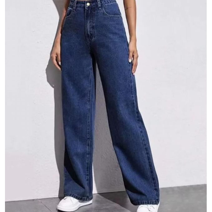 High-Waist Denim Jeans