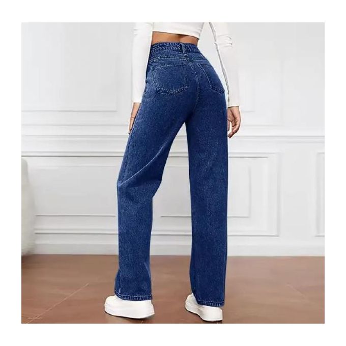 High-Waist Denim Jeans